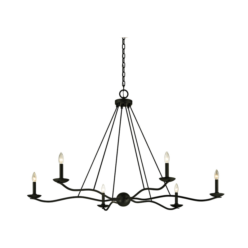 troy lighting sawyer chandelier 54 inch 